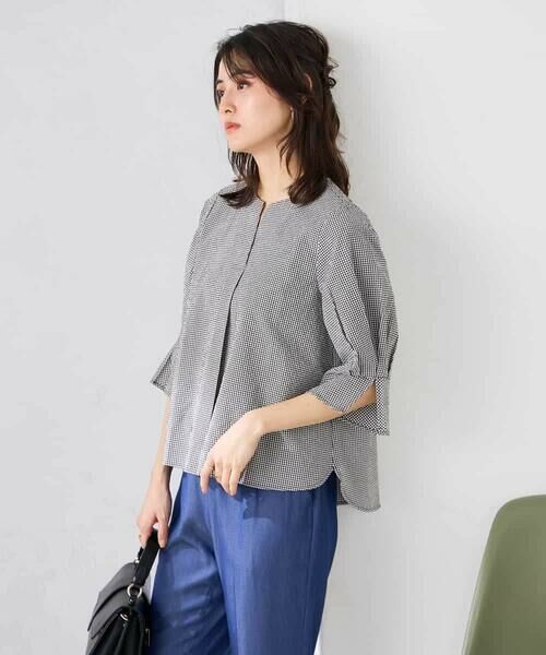 a.v.v / アー・ヴェ・ヴェ シャツ・ブラウス | ソフトサッカースキッパーブラウス | 詳細15