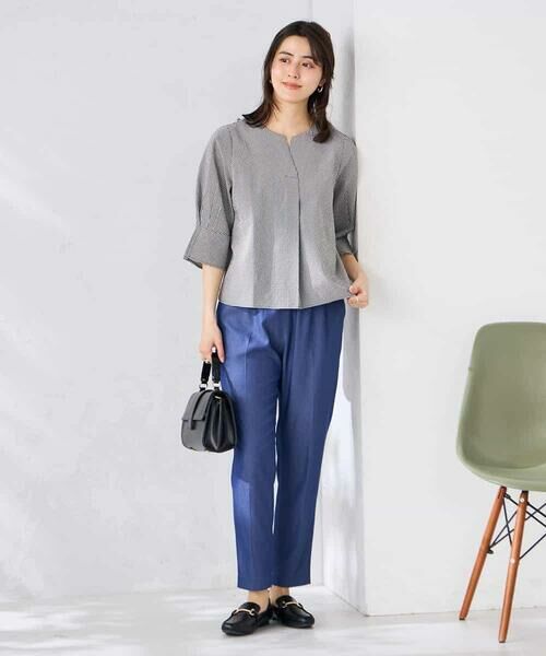 a.v.v / アー・ヴェ・ヴェ シャツ・ブラウス | ソフトサッカースキッパーブラウス | 詳細16