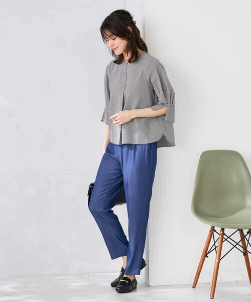 a.v.v / アー・ヴェ・ヴェ シャツ・ブラウス | ソフトサッカースキッパーブラウス | 詳細19