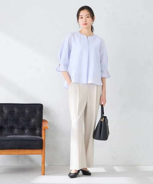 a.v.v / アー・ヴェ・ヴェ シャツ・ブラウス | ソフトサッカースキッパーブラウス | 詳細4