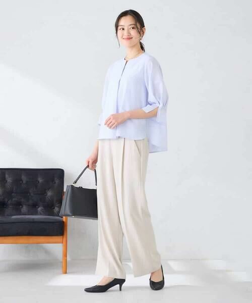 a.v.v / アー・ヴェ・ヴェ シャツ・ブラウス | ソフトサッカースキッパーブラウス | 詳細6