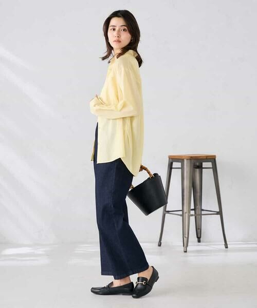 a.v.v / アー・ヴェ・ヴェ シャツ・ブラウス | バックタックシアーシャツ【接触冷感/イージーケア】 | 詳細11