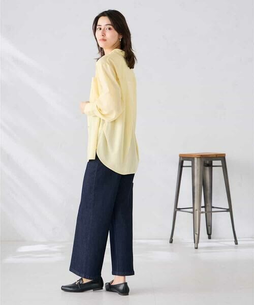 a.v.v / アー・ヴェ・ヴェ シャツ・ブラウス | バックタックシアーシャツ【接触冷感/イージーケア】 | 詳細12