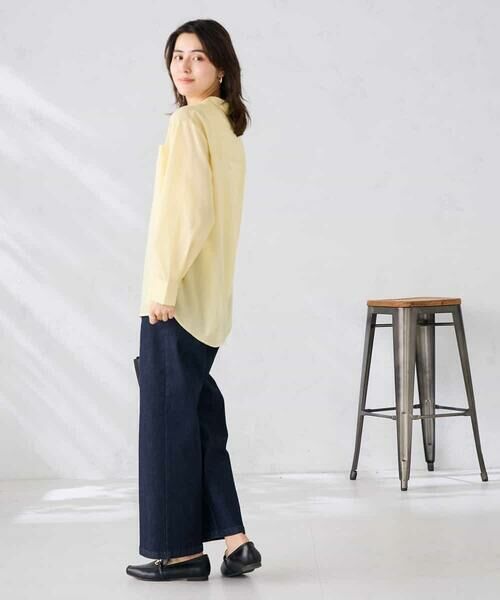 a.v.v / アー・ヴェ・ヴェ シャツ・ブラウス | バックタックシアーシャツ【接触冷感/イージーケア】 | 詳細13