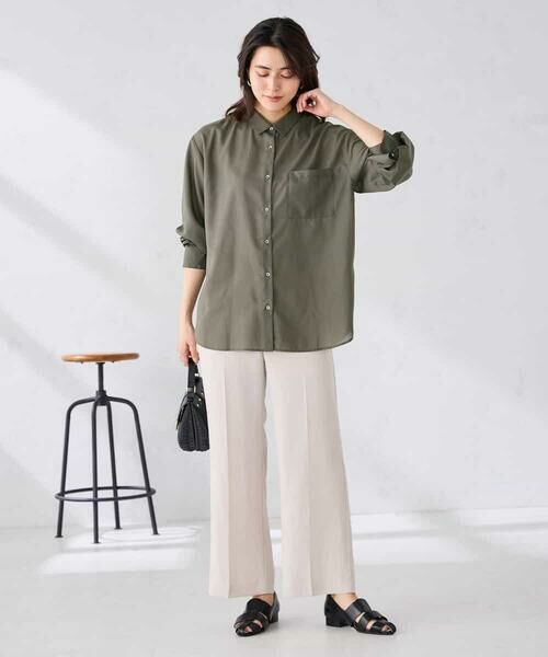 a.v.v / アー・ヴェ・ヴェ シャツ・ブラウス | バックタックシアーシャツ【接触冷感/イージーケア】 | 詳細27