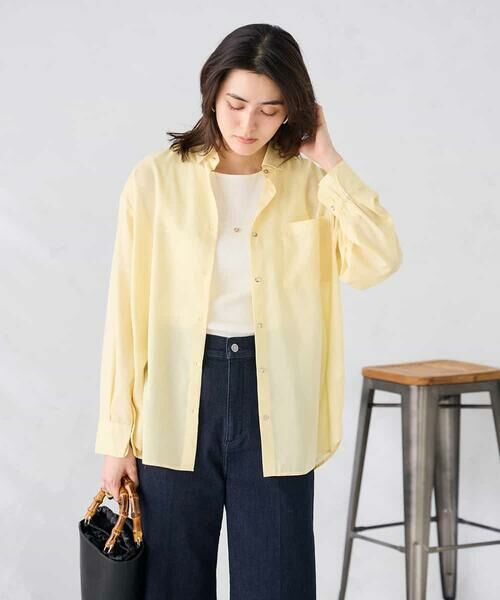 a.v.v / アー・ヴェ・ヴェ シャツ・ブラウス | バックタックシアーシャツ【接触冷感/イージーケア】 | 詳細6