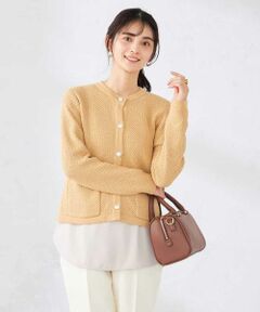 a.v.v / アー・ヴェ・ヴェ カーディガン・ボレロ | メタルボタンカノコニットジャケット