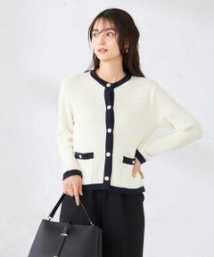 a.v.v / アー・ヴェ・ヴェ カーディガン・ボレロ | メタルボタンカノコニットジャケット