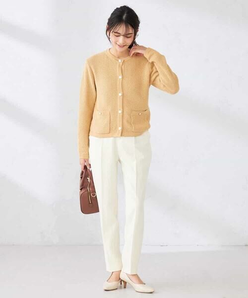 a.v.v / アー・ヴェ・ヴェ カーディガン・ボレロ | メタルボタンカノコニットジャケット | 詳細11