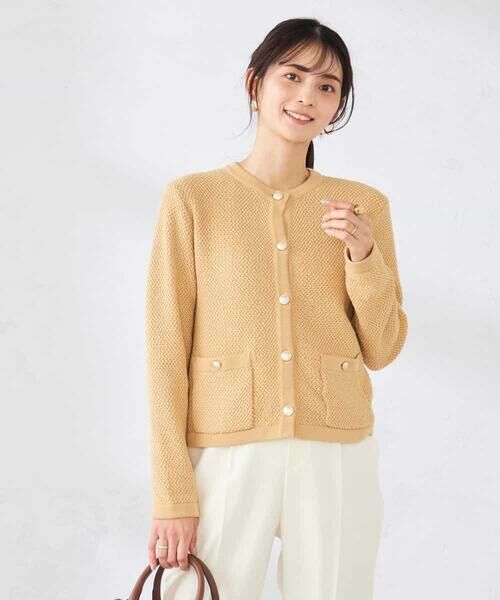 a.v.v / アー・ヴェ・ヴェ カーディガン・ボレロ | メタルボタンカノコニットジャケット | 詳細2