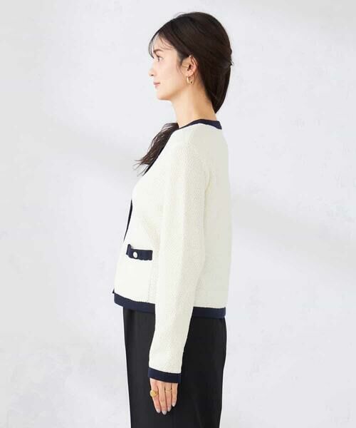 a.v.v / アー・ヴェ・ヴェ カーディガン・ボレロ | メタルボタンカノコニットジャケット | 詳細20