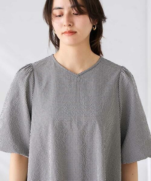 a.v.v / アー・ヴェ・ヴェ ロング・マキシ丈ワンピース | ソフトサッカーパフスリーブワンピース | 詳細15