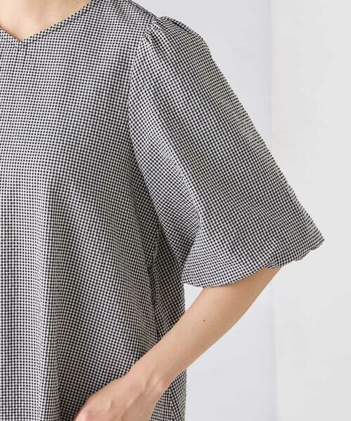 a.v.v / アー・ヴェ・ヴェ ロング・マキシ丈ワンピース | ソフトサッカーパフスリーブワンピース | 詳細17