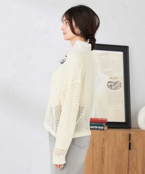 a.v.v / アー・ヴェ・ヴェ ニット・セーター | 襟付きメッシュニット | 詳細18