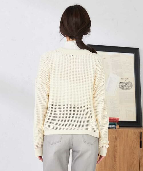 a.v.v / アー・ヴェ・ヴェ ニット・セーター | 襟付きメッシュニット | 詳細19