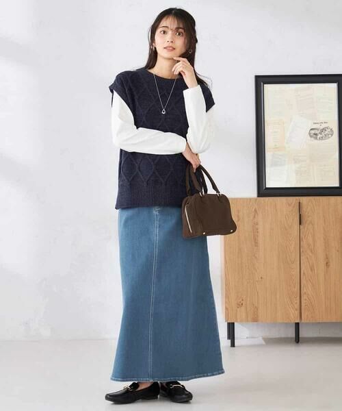 a.v.v / アー・ヴェ・ヴェ ベスト | アラン柄ハイネックベスト | 詳細8