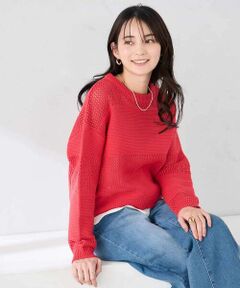 a.v.v / アー・ヴェ・ヴェ ニット・セーター | メッシュボーダーニット