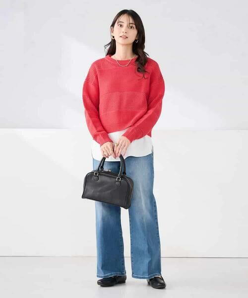 a.v.v / アー・ヴェ・ヴェ ニット・セーター | メッシュボーダーニット | 詳細26