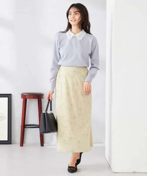 a.v.v / アー・ヴェ・ヴェ ロング・マキシ丈スカート | フラワープリントマーメイドスカート | 詳細19