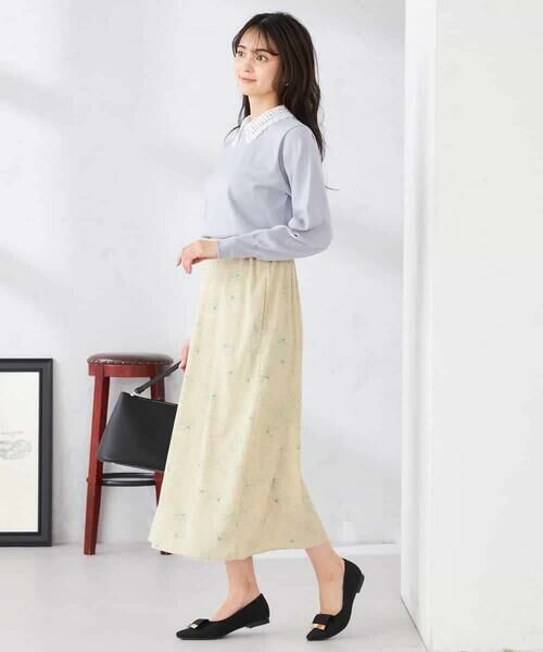 a.v.v / アー・ヴェ・ヴェ ロング・マキシ丈スカート | フラワープリントマーメイドスカート | 詳細20