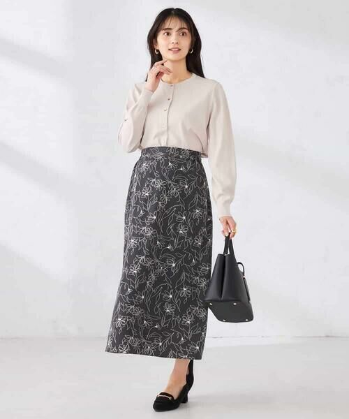 a.v.v / アー・ヴェ・ヴェ ロング・マキシ丈スカート | フラワープリントマーメイドスカート | 詳細6