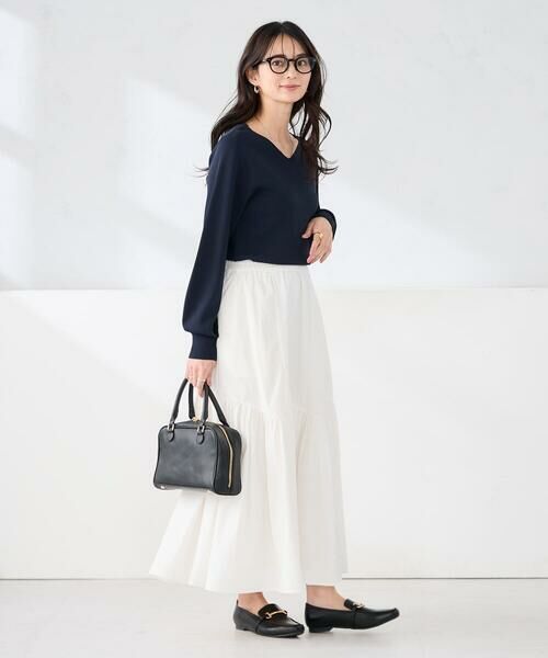 a.v.v / アー・ヴェ・ヴェ ロング・マキシ丈スカート | ナイロン切替スカート | 詳細10