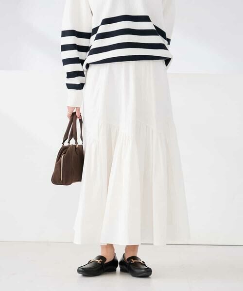 a.v.v / アー・ヴェ・ヴェ ロング・マキシ丈スカート | ナイロン切替スカート | 詳細2