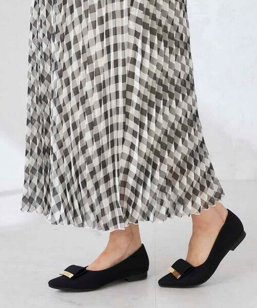 a.v.v / アー・ヴェ・ヴェ ロング・マキシ丈スカート | 【雑誌InRed(宝島社)4月号掲載】ギンガムチェックプリーツスカート | 詳細17