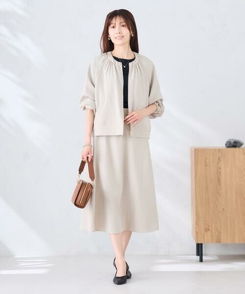 a.v.v / アー・ヴェ・ヴェ ロング・マキシ丈スカート | 【接触冷感/UVカット】リネンライクフレアスカート【セットアップ対応/アンチピリング】 | 詳細14