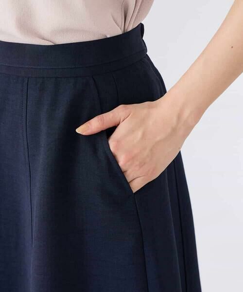 a.v.v / アー・ヴェ・ヴェ ロング・マキシ丈スカート | 【接触冷感/UVカット】リネンライクフレアスカート【セットアップ対応/アンチピリング】 | 詳細21