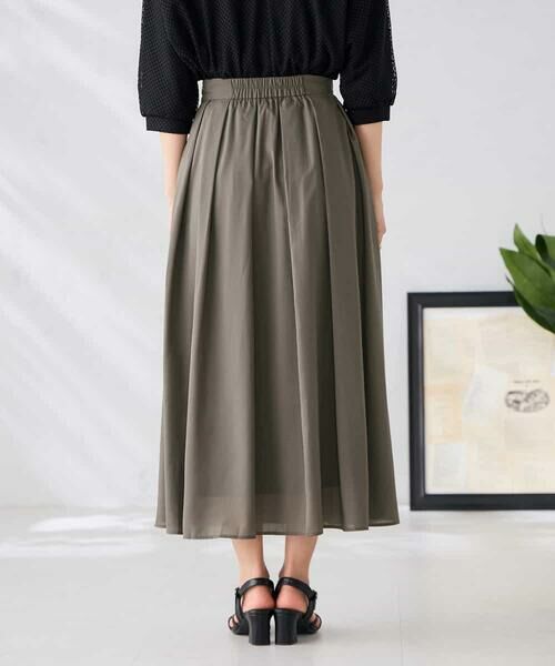 a.v.v / アー・ヴェ・ヴェ ロング・マキシ丈スカート | シアーフレアスカート | 詳細16