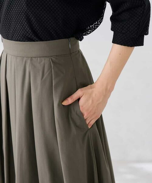 a.v.v / アー・ヴェ・ヴェ ロング・マキシ丈スカート | シアーフレアスカート | 詳細19