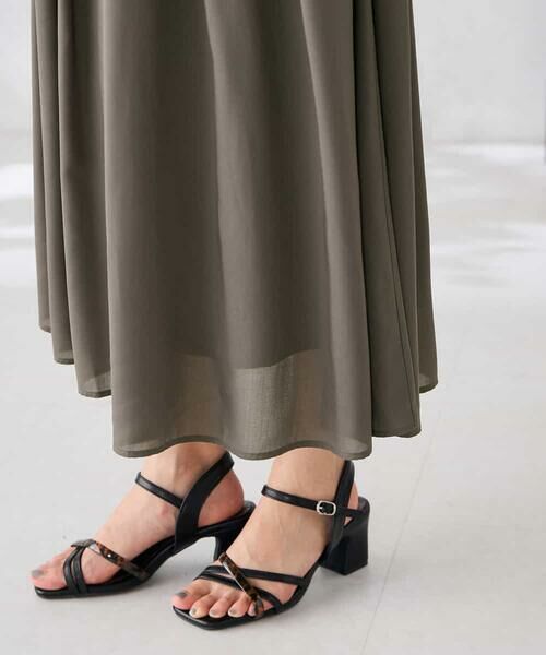 a.v.v / アー・ヴェ・ヴェ ロング・マキシ丈スカート | シアーフレアスカート | 詳細20