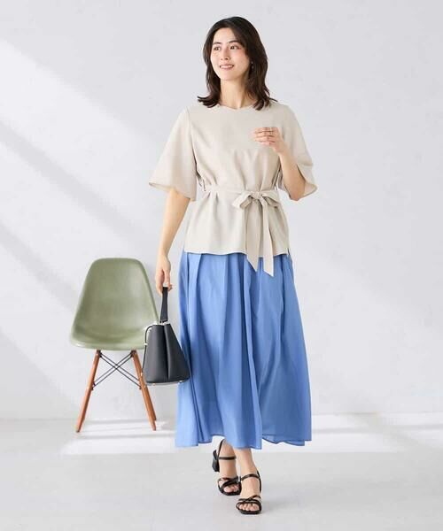 a.v.v / アー・ヴェ・ヴェ ロング・マキシ丈スカート | シアーフレアスカート | 詳細3