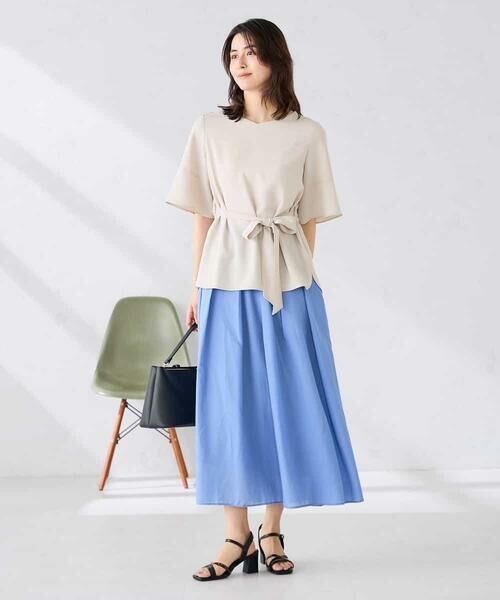 a.v.v / アー・ヴェ・ヴェ ロング・マキシ丈スカート | シアーフレアスカート | 詳細6