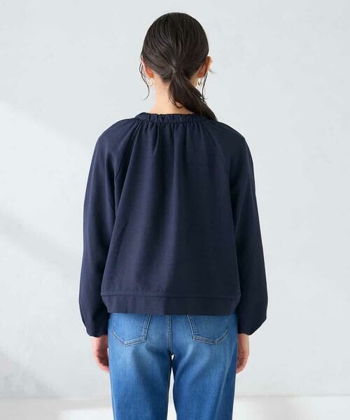 a.v.v / アー・ヴェ・ヴェ ノーカラージャケット | 【接触冷感/UVカット】リネンライクノーカラージップブルゾン【セットアップ対応/アンチピリング】 | 詳細21