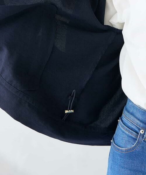 a.v.v / アー・ヴェ・ヴェ ノーカラージャケット | 【接触冷感/UVカット】リネンライクノーカラージップブルゾン【セットアップ対応/アンチピリング】 | 詳細26