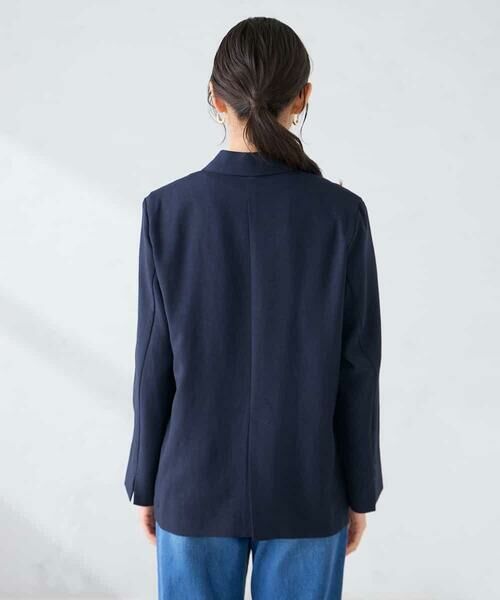 a.v.v / アー・ヴェ・ヴェ セットアップ | 【接触冷感/UVカット】リネンライクダブルブレストジャケット【セットアップ対応/アンチピリング】 | 詳細22