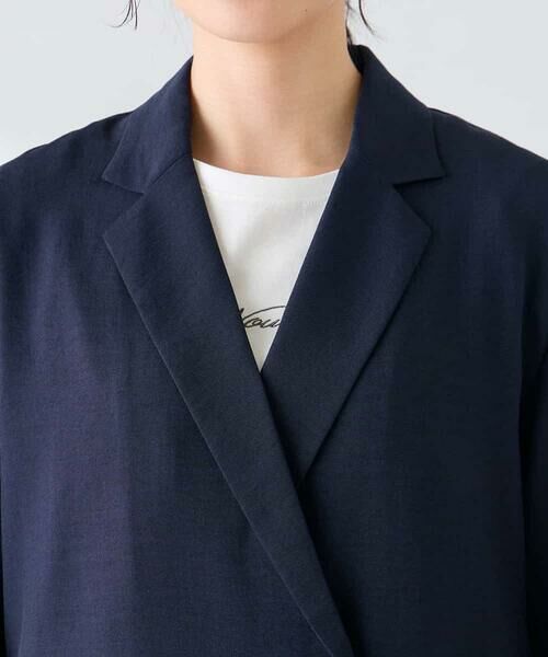 a.v.v / アー・ヴェ・ヴェ セットアップ | 【接触冷感/UVカット】リネンライクダブルブレストジャケット【セットアップ対応/アンチピリング】 | 詳細23