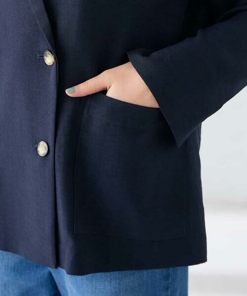 a.v.v / アー・ヴェ・ヴェ セットアップ | 【接触冷感/UVカット】リネンライクダブルブレストジャケット【セットアップ対応/アンチピリング】 | 詳細26