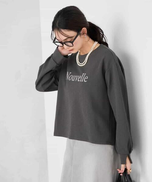 a.v.v / アー・ヴェ・ヴェ カットソー | フロッキープリントプルオーバー | 詳細13