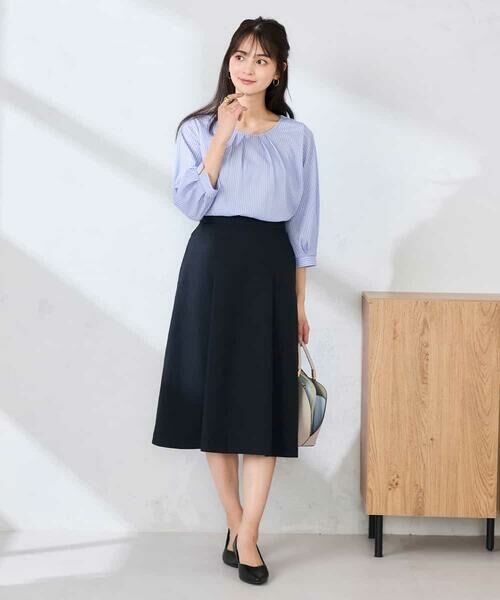 a.v.v / アー・ヴェ・ヴェ カットソー | タックスリーブストライプカットソー | 詳細12