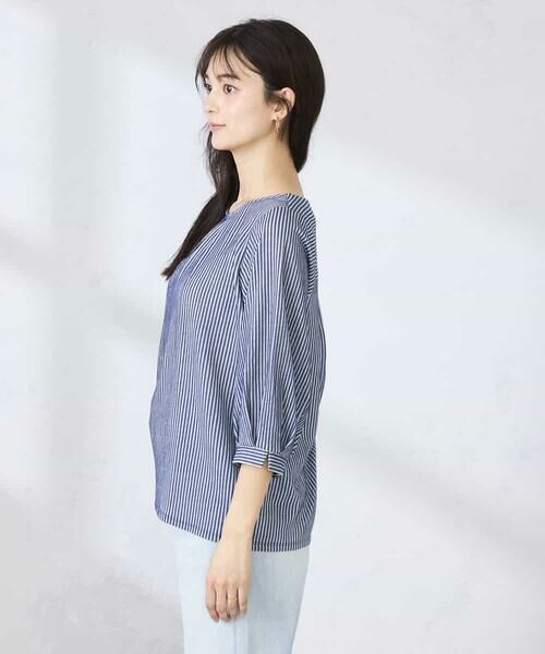 a.v.v / アー・ヴェ・ヴェ カットソー | タックスリーブストライプカットソー | 詳細16