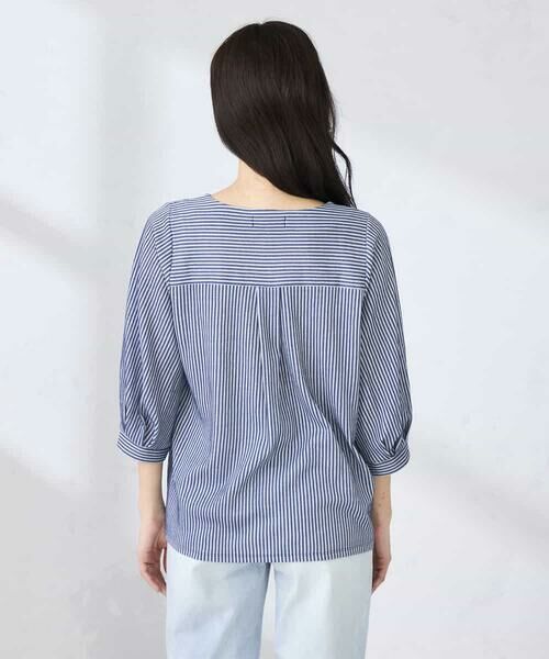 a.v.v / アー・ヴェ・ヴェ カットソー | タックスリーブストライプカットソー | 詳細17