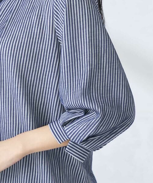 a.v.v / アー・ヴェ・ヴェ カットソー | タックスリーブストライプカットソー | 詳細19