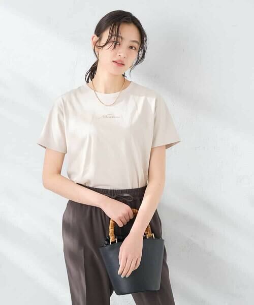 a.v.v / アー・ヴェ・ヴェ カットソー | 【UVカット/接触冷感】コンパクトロゴTシャツ | 詳細14