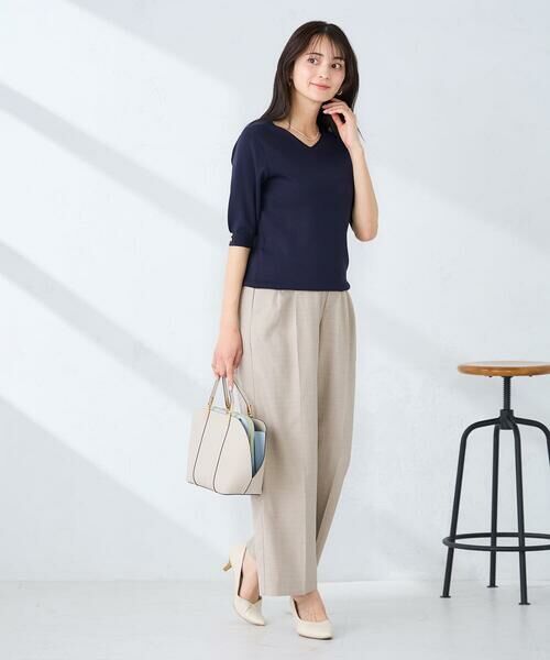 a.v.v / アー・ヴェ・ヴェ その他パンツ | 【洗える】タックワイドパンツ | 詳細10