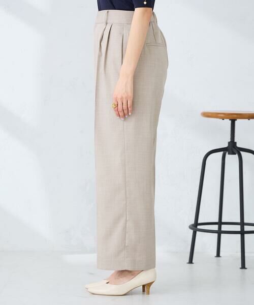 a.v.v / アー・ヴェ・ヴェ その他パンツ | 【洗える】タックワイドパンツ | 詳細13