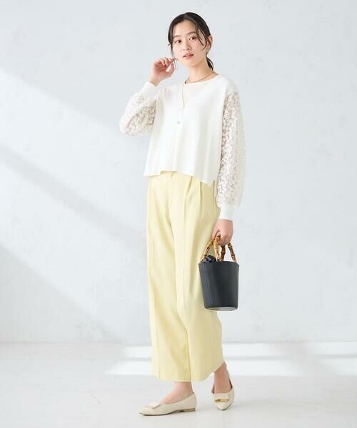 a.v.v / アー・ヴェ・ヴェ その他パンツ | 【洗える】タックワイドパンツ | 詳細4