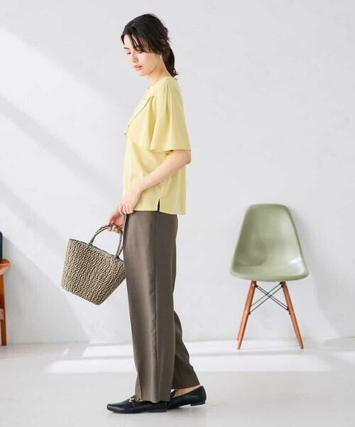 a.v.v / アー・ヴェ・ヴェ その他パンツ | 【接触冷感/UVカット】リネンライク2タックワイドパンツ【セットアップ対応/アンチピリング】 | 詳細25